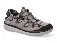 chaussure allrounder velcro maroon gris